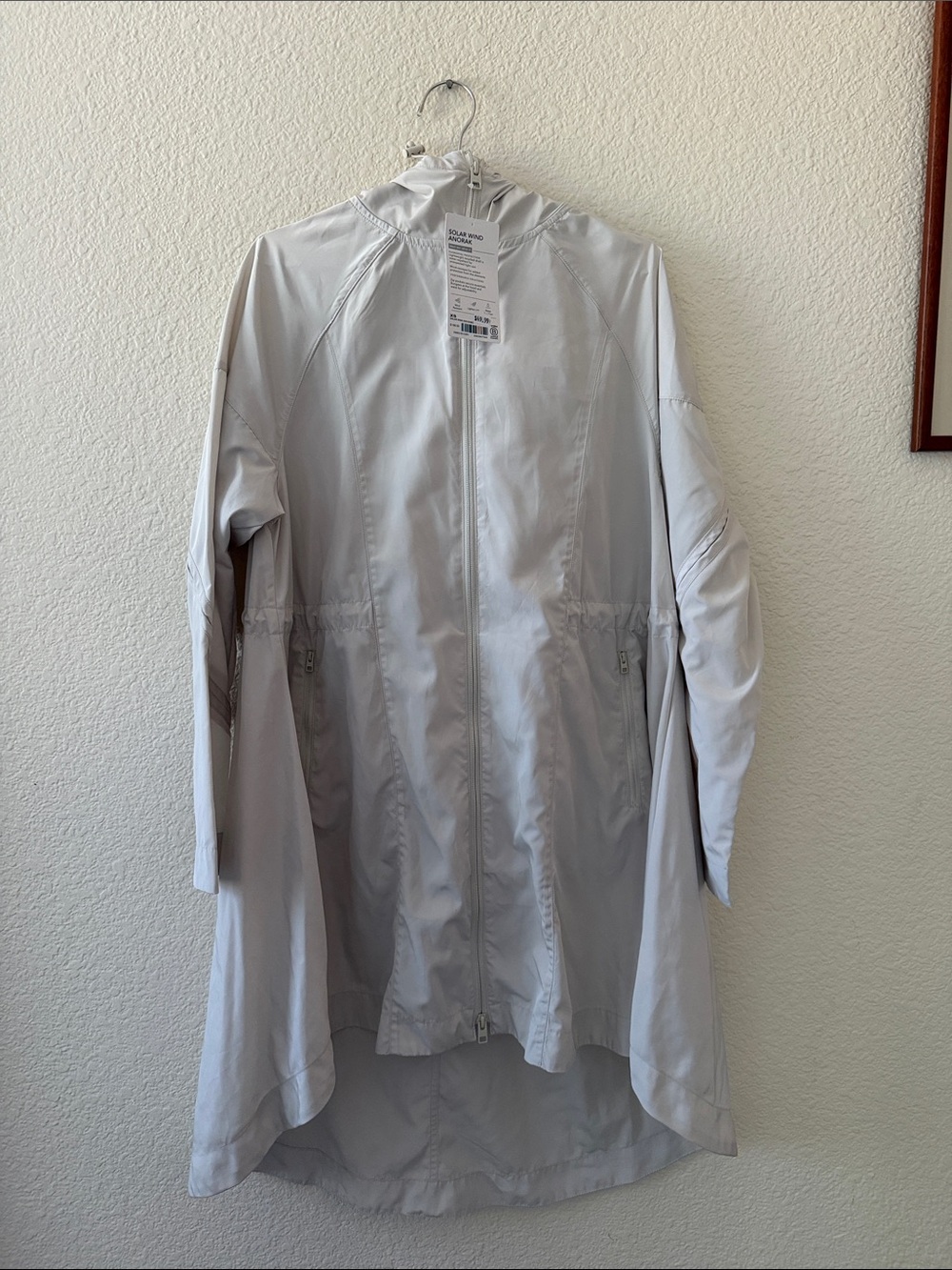 Athleta Solar Wind Anorak in Light Silver